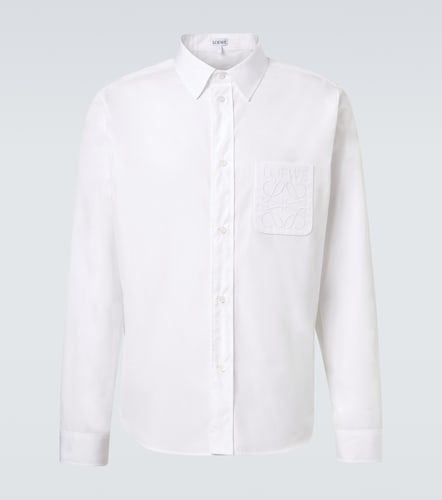 Camicia Anagram in popeline di cotone - Loewe - Modalova
