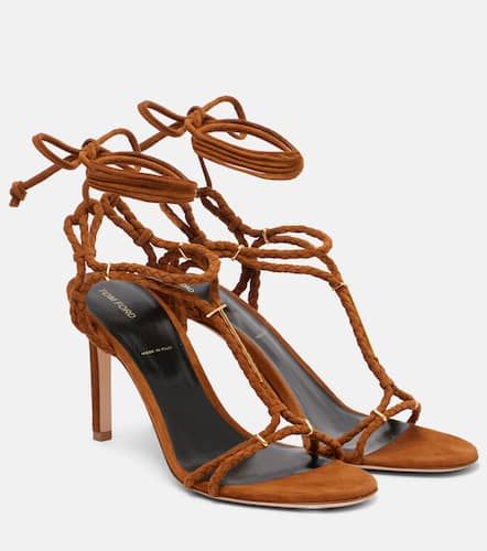 Tom Ford 85 woven suede sandals - Tom Ford - Modalova