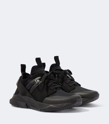 Jago leather-trimmed sneakers - Tom Ford - Modalova