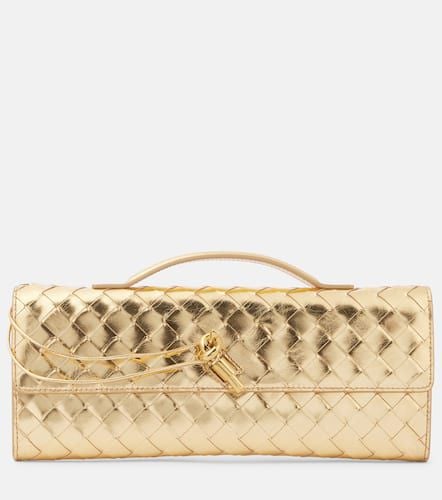 Clutch Andiamo aus Metallic-Leder - Bottega Veneta - Modalova