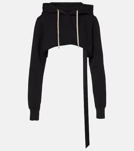 Rick Owens Cropped cotton hoodie - Rick Owens - Modalova