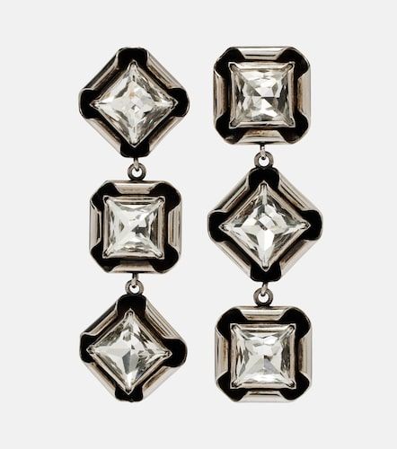 Orecchini pendenti con cristalli - Givenchy - Modalova