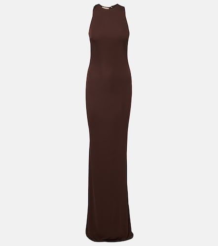 Maha beaded open-back jersey gown - De La Vali - Modalova
