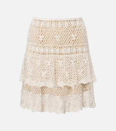 Minifalda Florence de croché de algodón - Anna Kosturova - Modalova
