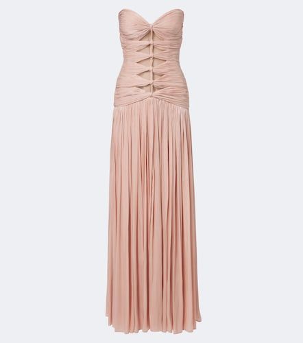 Bustier-Robe aus Georgette mit Lurex® - Costarellos - Modalova