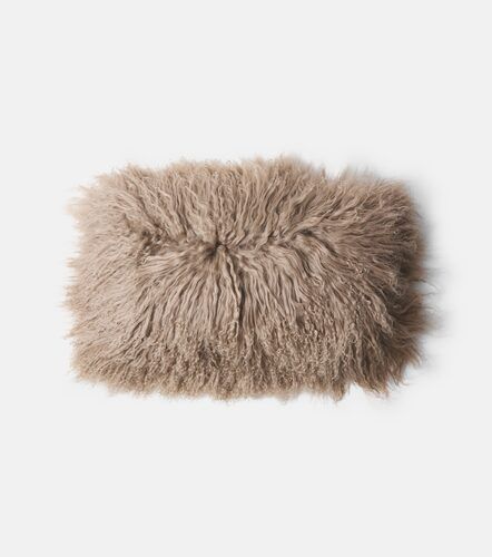 Cuscino in shearling e lino - Maison de Vacances - Modalova