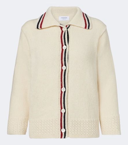 Wool and mohair cardigan - Thom Browne - Modalova