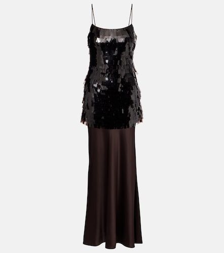 Robe Mesa aus Satin mit Pailletten - Staud - Modalova