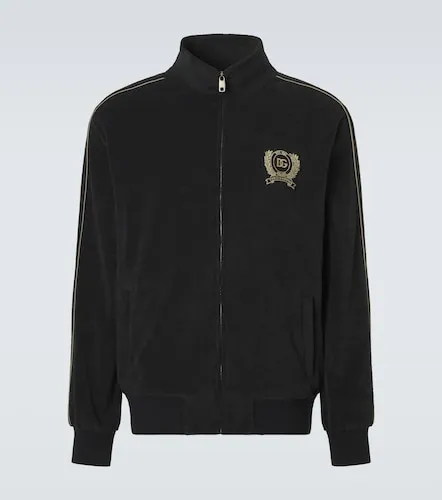 Sudadera en mezcla de algodón con logo - Dolce&Gabbana - Modalova