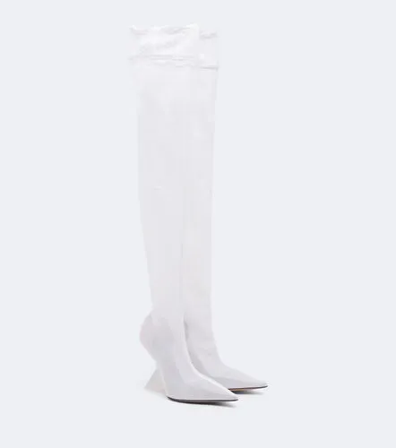Cheope mesh over-the-knee boots - The Attico - Modalova