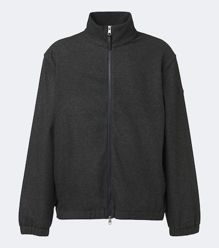 Moncler Giacca bomber con pelle - Moncler - Modalova