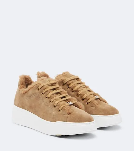 Max Mara Suede low-top sneakers - Max Mara - Modalova