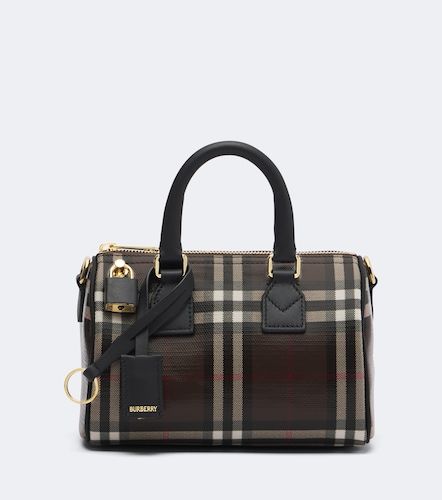 Shopper Check Small in canvas - Burberry - Modalova