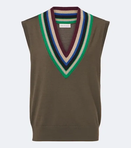 Virgin wool sweater vest - Dries Van Noten - Modalova