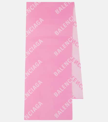 Balenciaga Logo intarsia wool scarf - Balenciaga - Modalova