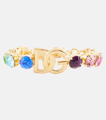 Crystal-embellished logo bracelet - Dolce&Gabbana - Modalova