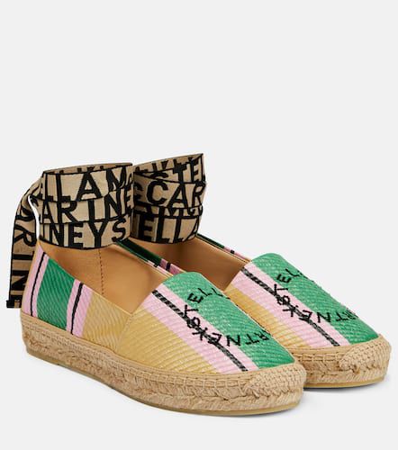 Gaia logo striped espadrilles - Stella McCartney - Modalova