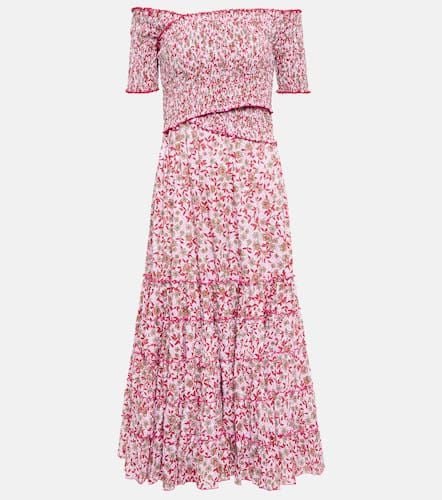 Soledad floral midi dress - Poupette St Barth - Modalova