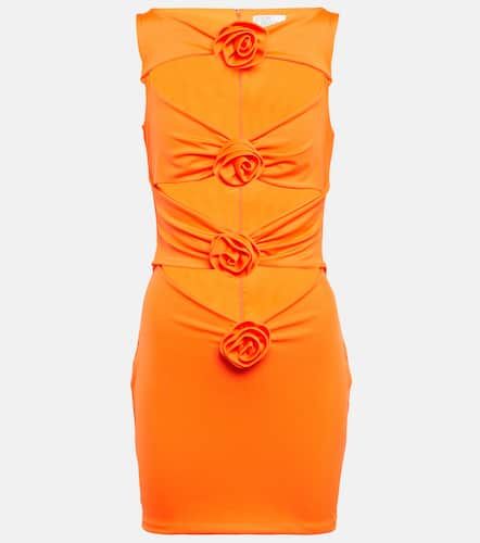 Corsage cutout crepe minidress - Giuseppe di Morabito - Modalova