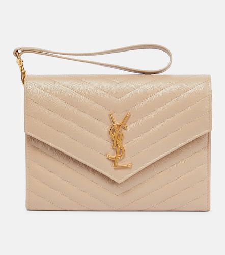 Cassandre Small matelassÃ© leather clutch - Saint Laurent - Modalova