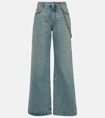 High-rise chain-detail flared jeans - Loewe - Modalova