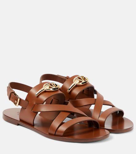 VLogo Gate leather sandals - Valentino Garavani - Modalova