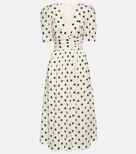 Polka-dot linen midi dress - Zimmermann - Modalova