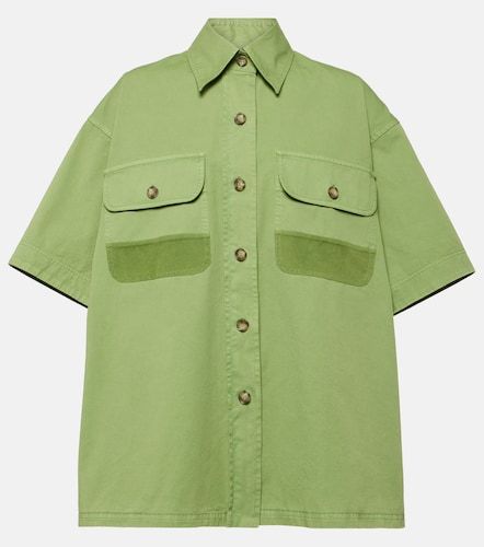 Camisa oversized de lona de algodón - Stella McCartney - Modalova