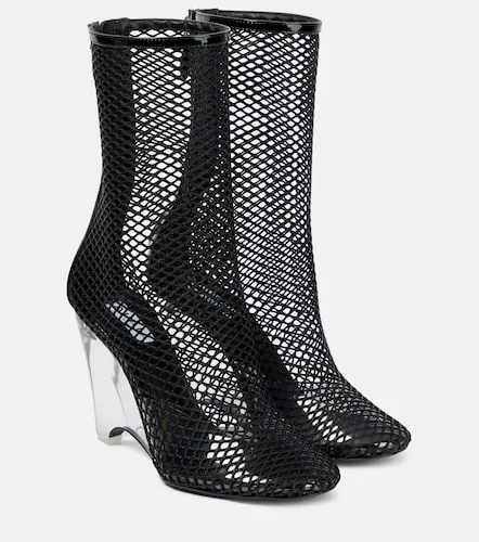 Alaïa Stivaletti La Cage in mesh e PU - Alaia - Modalova