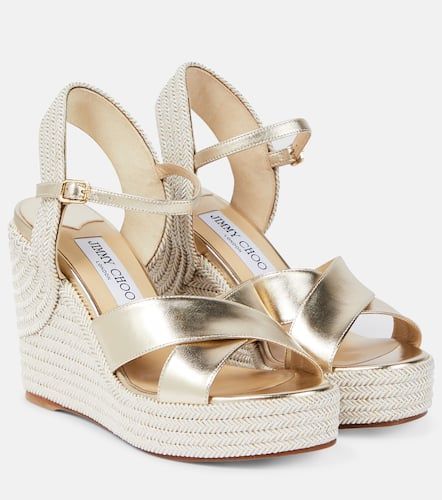 Sandalias Dellena 100 de piel metalizada - Jimmy Choo - Modalova