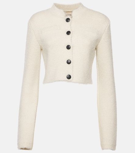 Giacca Ello in seta e cashmere cropped - Khaite - Modalova