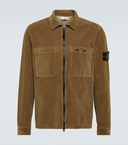 Compass cotton corduroy overshirt - Stone Island - Modalova