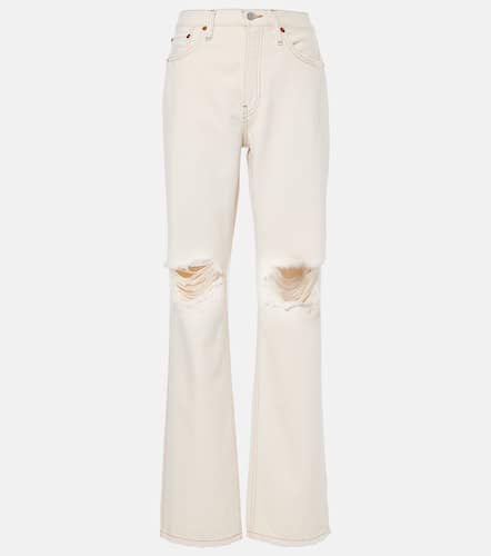 Relaxed Long distressed high-rise jeans - Re/Done - Modalova