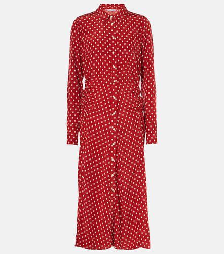 Lex polka-dot silk-blend midi dress - Veronica Beard - Modalova