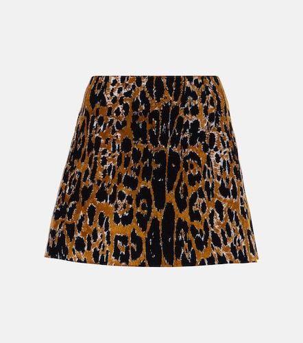 Alaia Leopard-print miniskirt - Alaia - Modalova