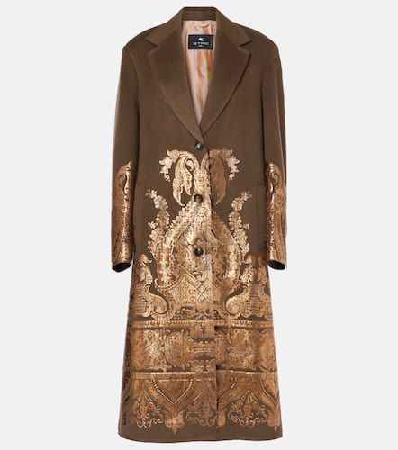 Etro Paisley wool and cashmere coat - Etro - Modalova