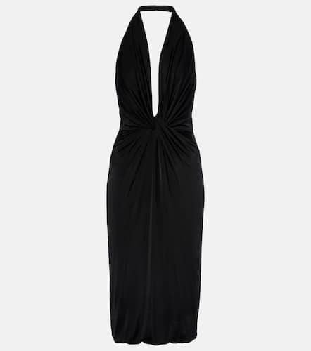 Gathered halterneck midi dress - Tom Ford - Modalova