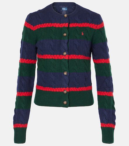 Cable-knit wool and cashmere cardigan - Polo Ralph Lauren - Modalova