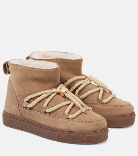 Shearling-lined suede ankle boots - Inuikii - Modalova