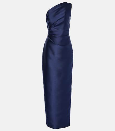 Kira one-shoulder twill gown - Solace London - Modalova