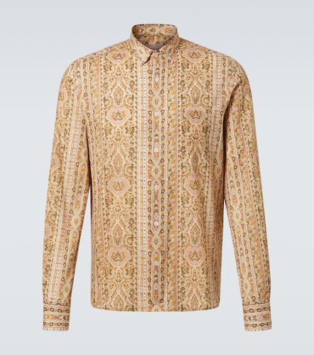 Camicia in cotone con stampa paisley - Valentino Garavani - Modalova