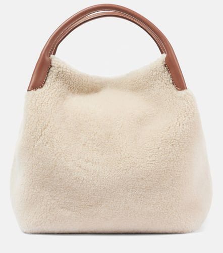 Bale Large faux shearling bucket bag - Loro Piana - Modalova