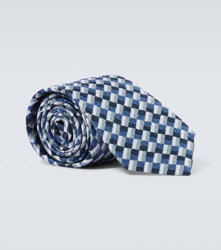Corbata de seda estampada - Giorgio Armani - Modalova