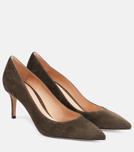 Gianvito 70 suede pumps - Gianvito Rossi - Modalova