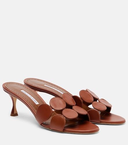 Mules Haribalmu 50 de piel - Manolo Blahnik - Modalova