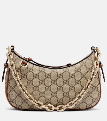 Borsa GG Emblem Small in canvas - Gucci - Modalova