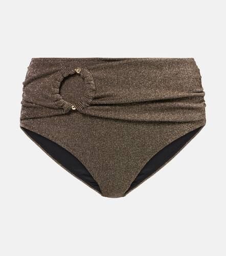 Dorit high-rise lamÃ© bikini bottoms - Alexandra Miro - Modalova