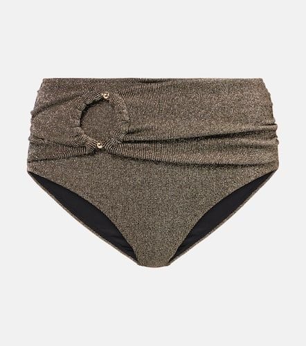 Dorit high-rise lam bikini bottoms - Alexandra Miro - Modalova