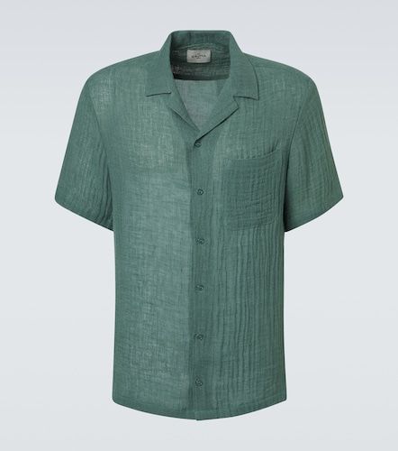 Camisa bowling Botad de lino - Le Kasha - Modalova