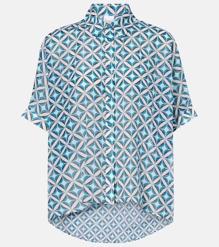 Camisa Ariete de algodón y seda estampada - Max Mara - Modalova